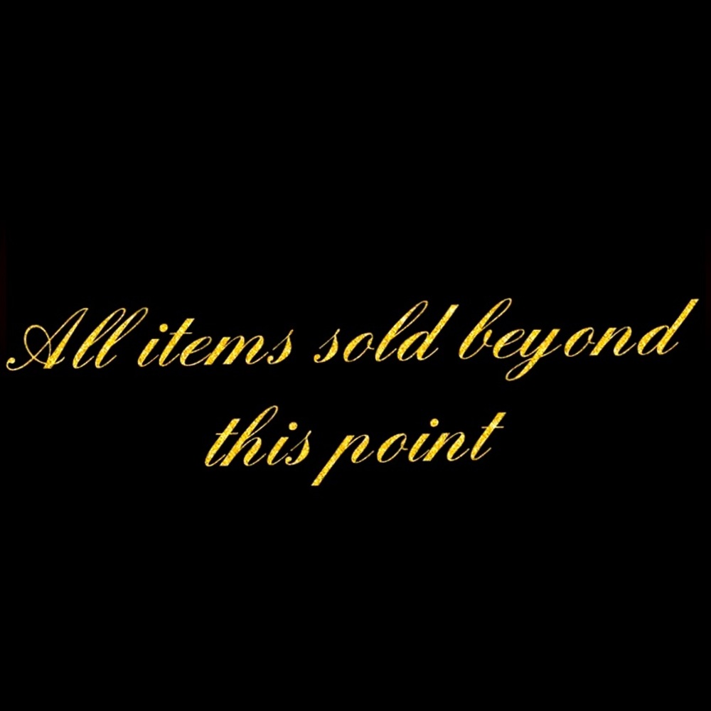 Sold beyond this point.